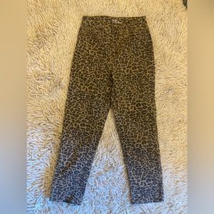 Leopard Print Jeans